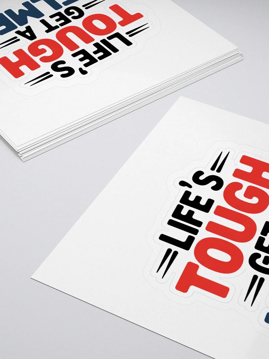 Get a Helmet Sticker – Life’s Tough, Stay Strong and Laugh product image (4)