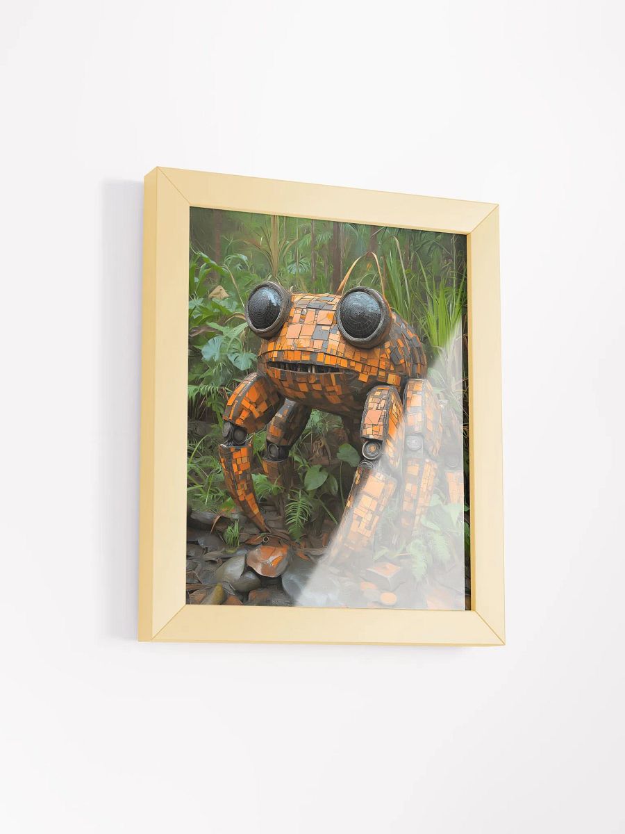 Framed wall art, titled 