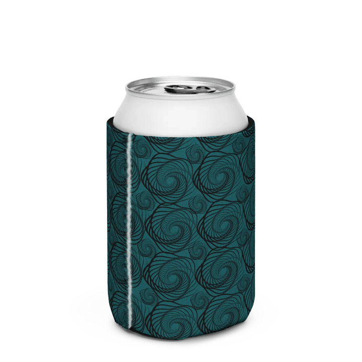 Swirling Teal Can Cooler product image (3)