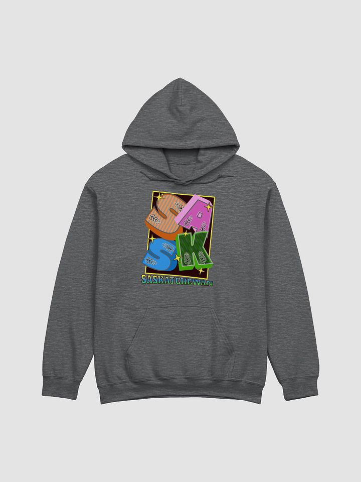 Sask Saskatchewan Block Letter Wheatland Hoodie product image (4)
