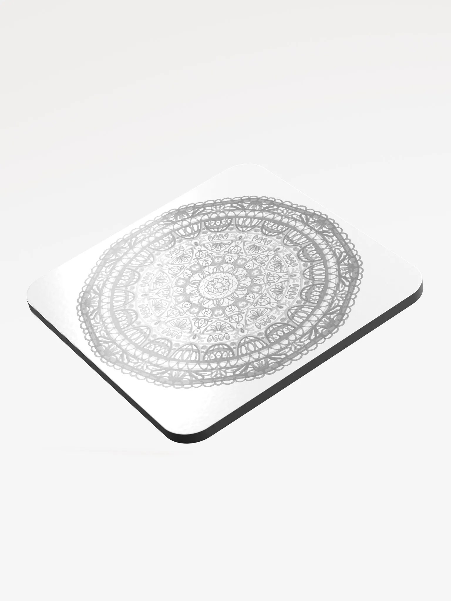 Mandala Dreams Glossed Cork Coaster product image (3)