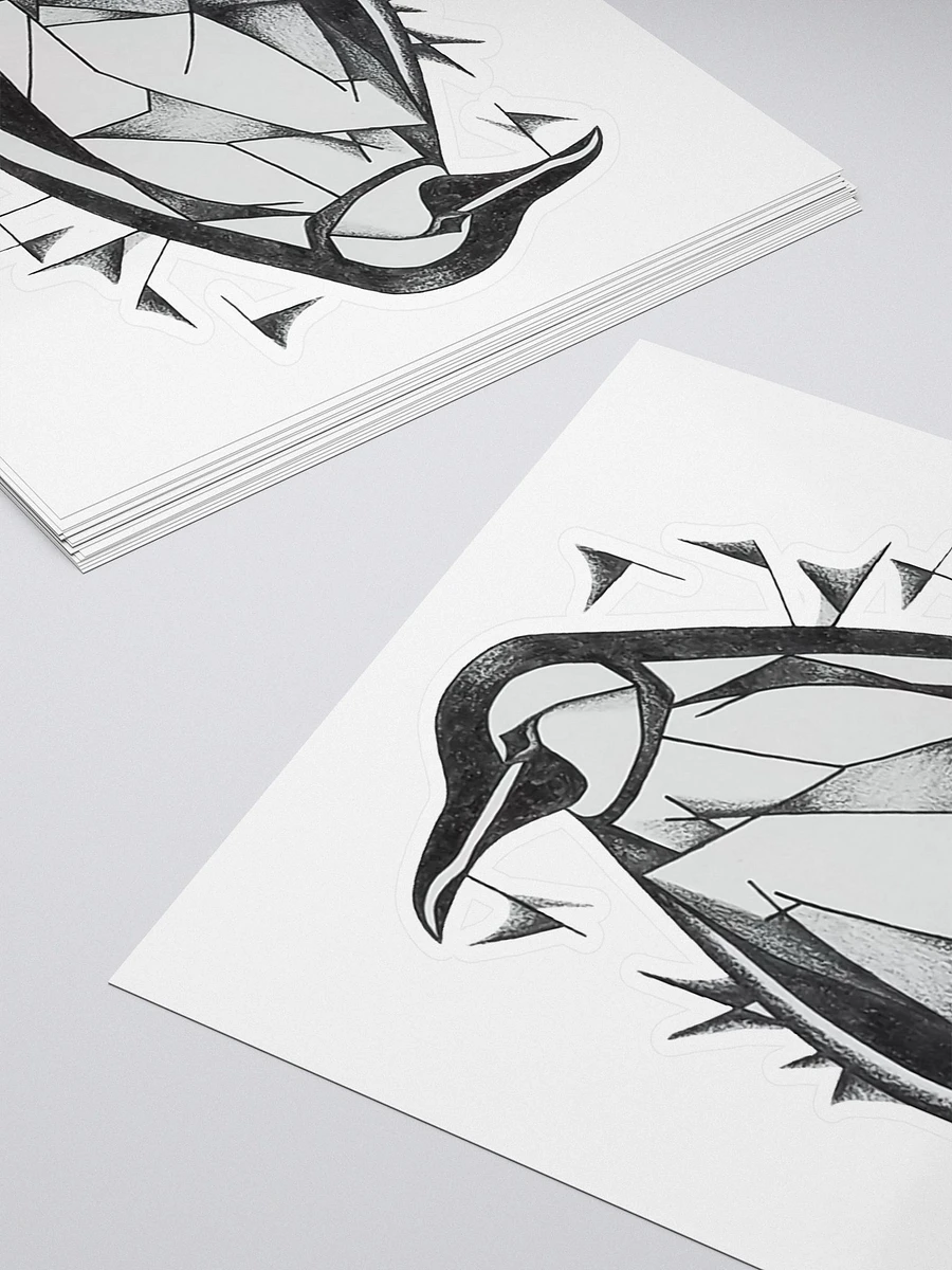 Little Cubist-inspired penguin sticker product image (11)