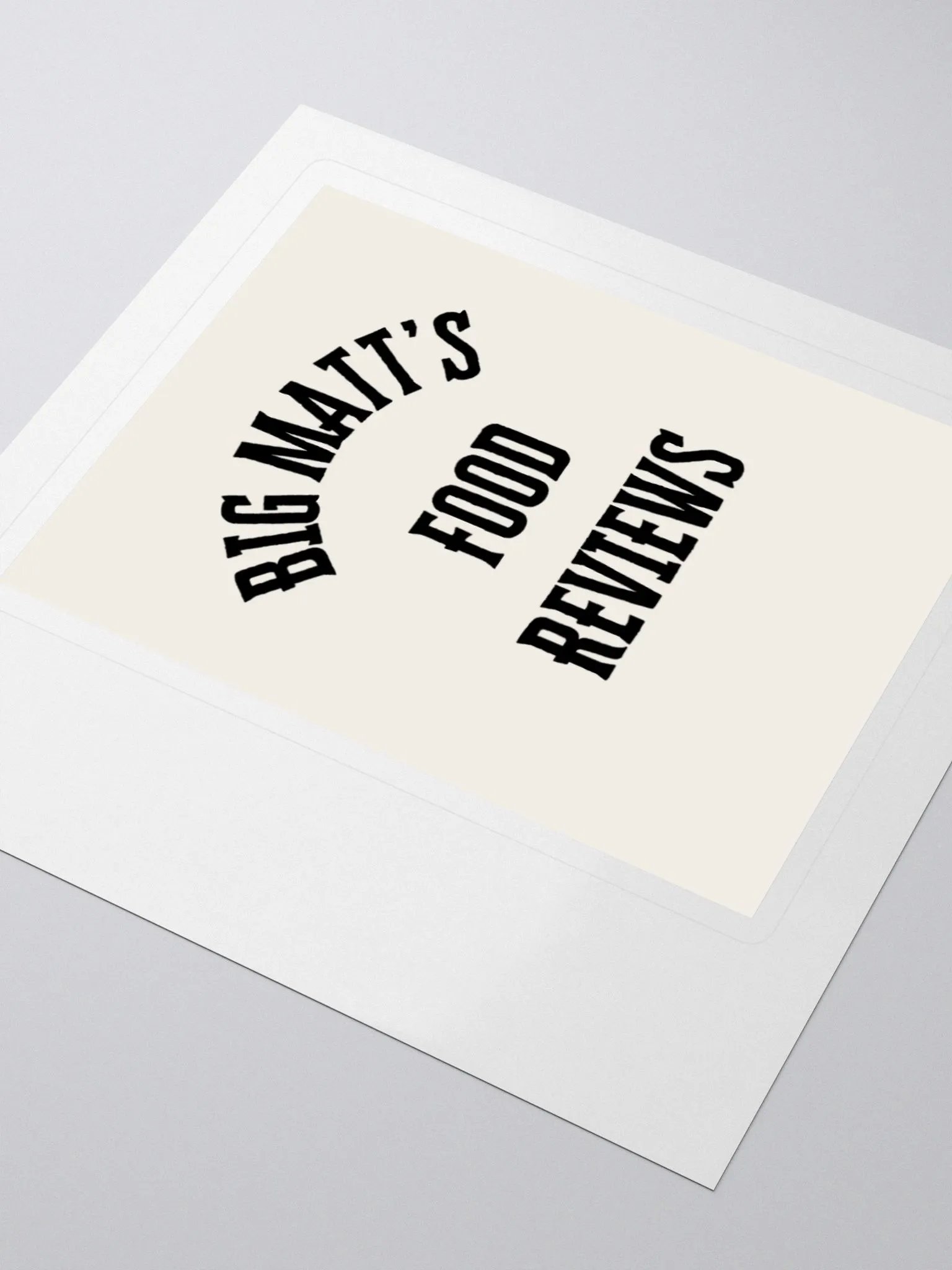 Big Matt's Food Reviews Stickers product image (3)