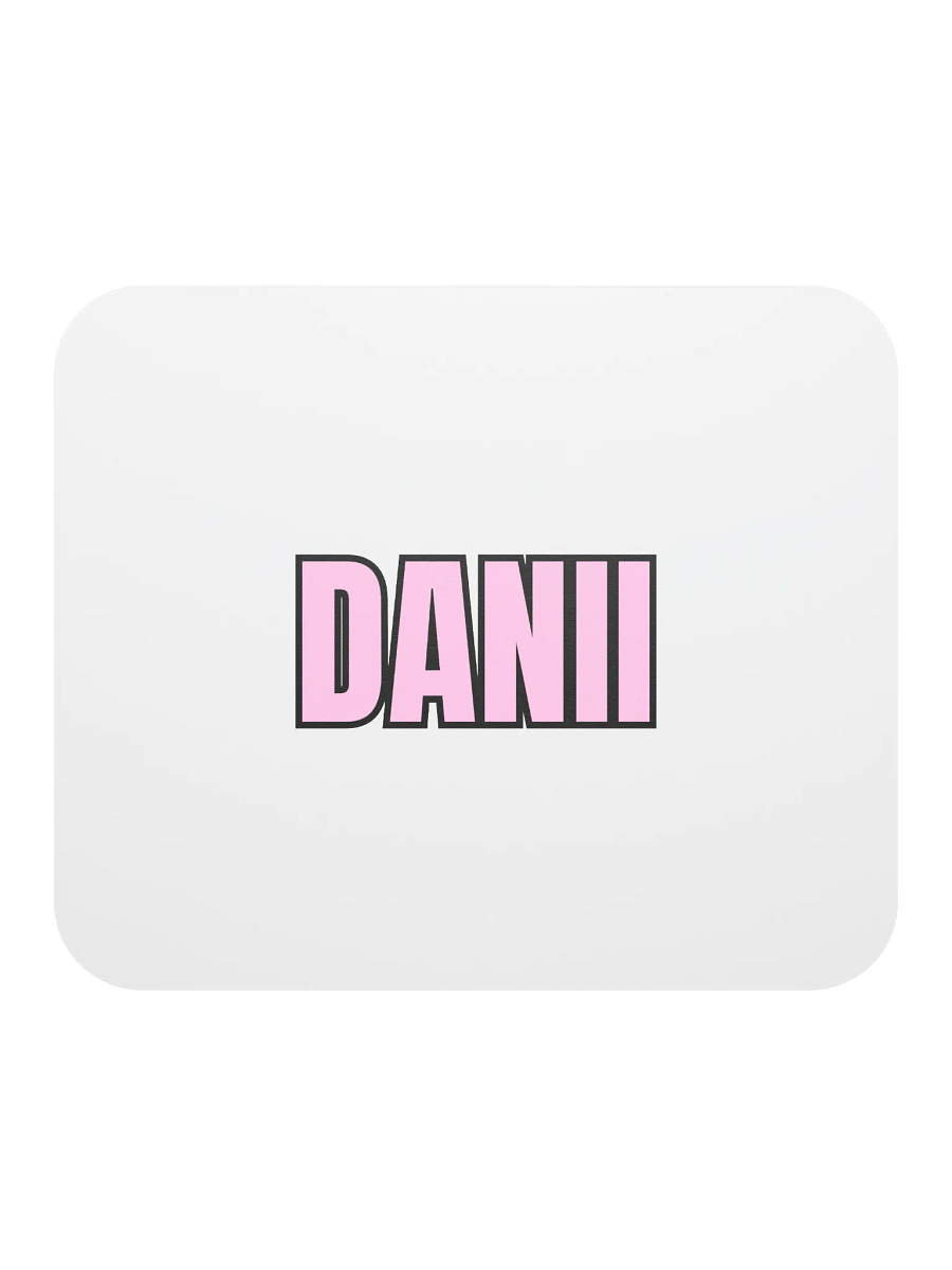 DANII PINK BLACK MOUSE PAD product image (2)