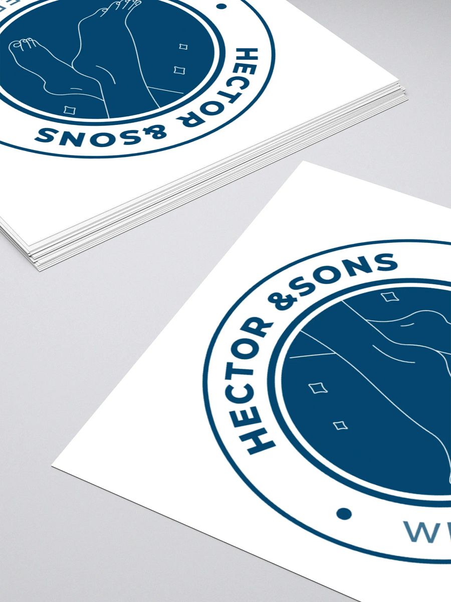 Hector & Sons. Logo Stickers product image (7)