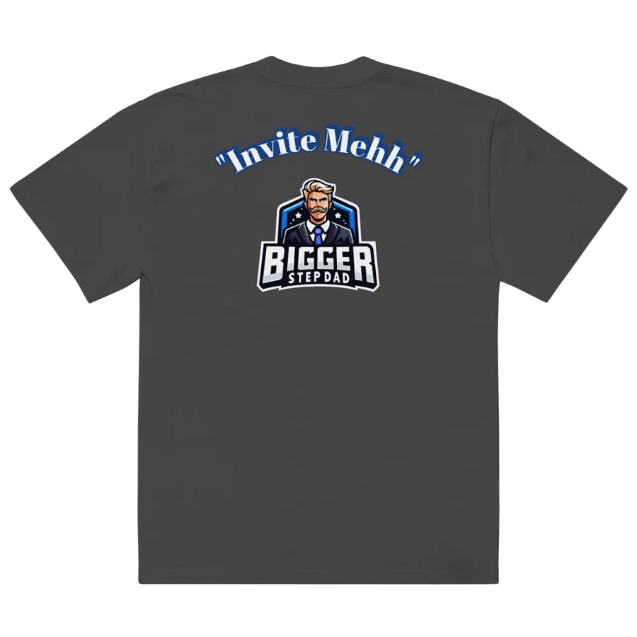 "Invite Mehh" Oversized Faded T-Shirt product image (2)