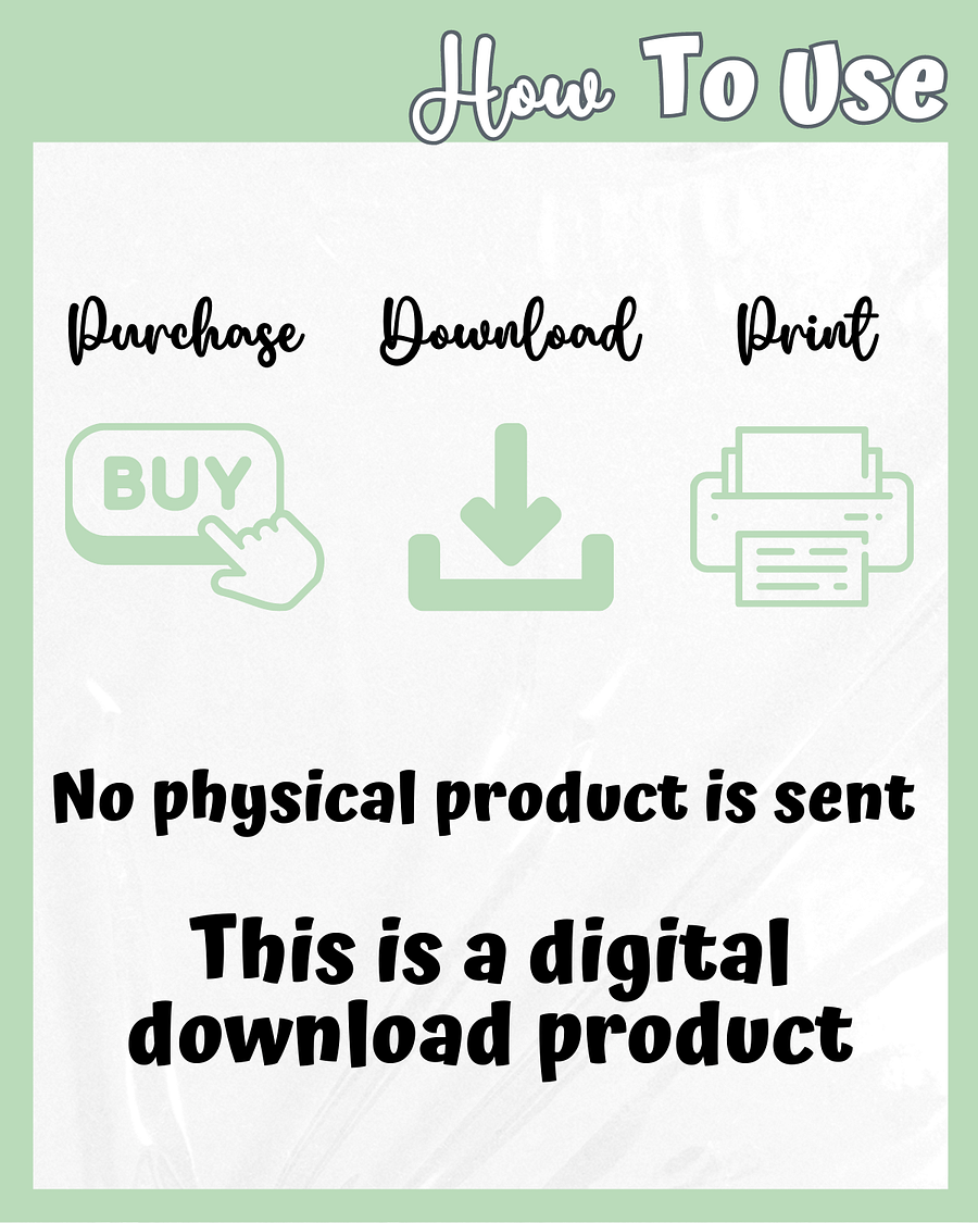 Green Printable Planner - Gamer Themed product image (7)