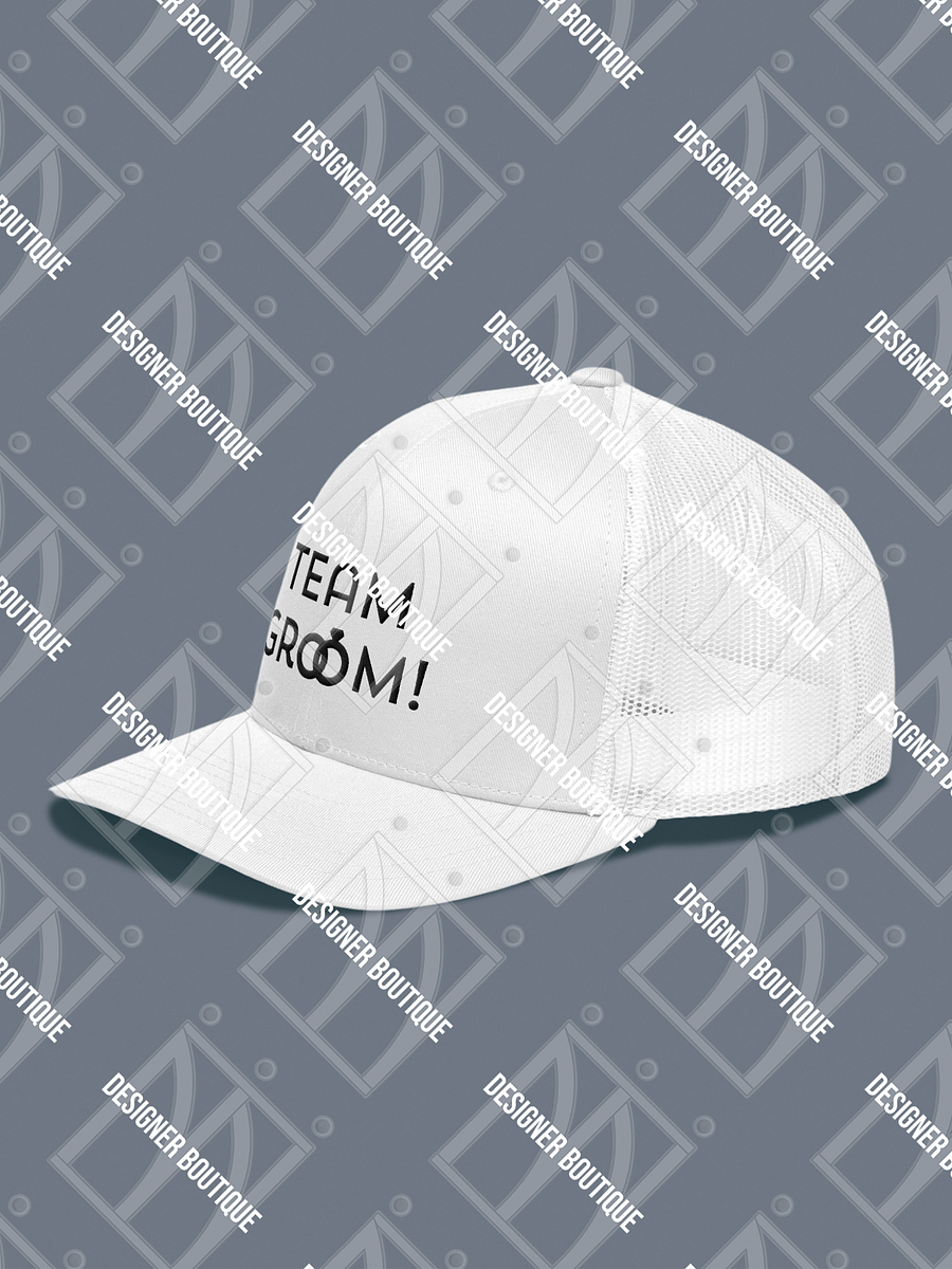 Team Groom Retro Trucker Hat product image (3)