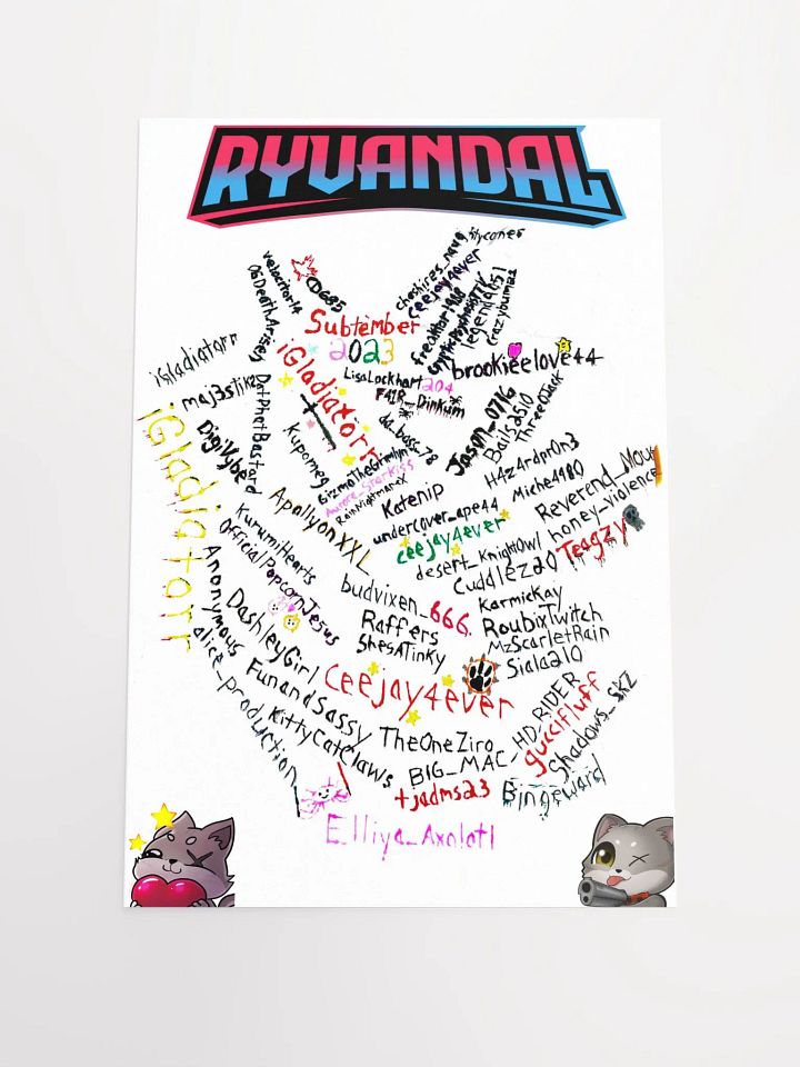 Furycious Fam Subtember Poster product image (3)