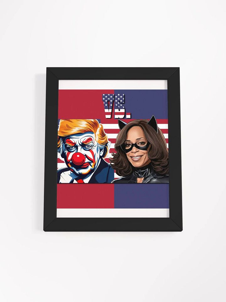 Joker Trump vs. Cat Harris Framed Poster product image (15)