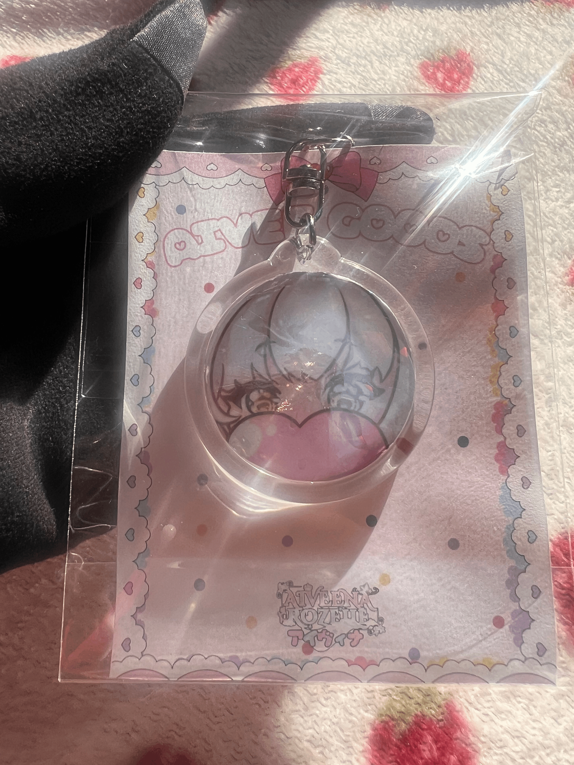 Circle Heart Acryllic Keychain product image (3)
