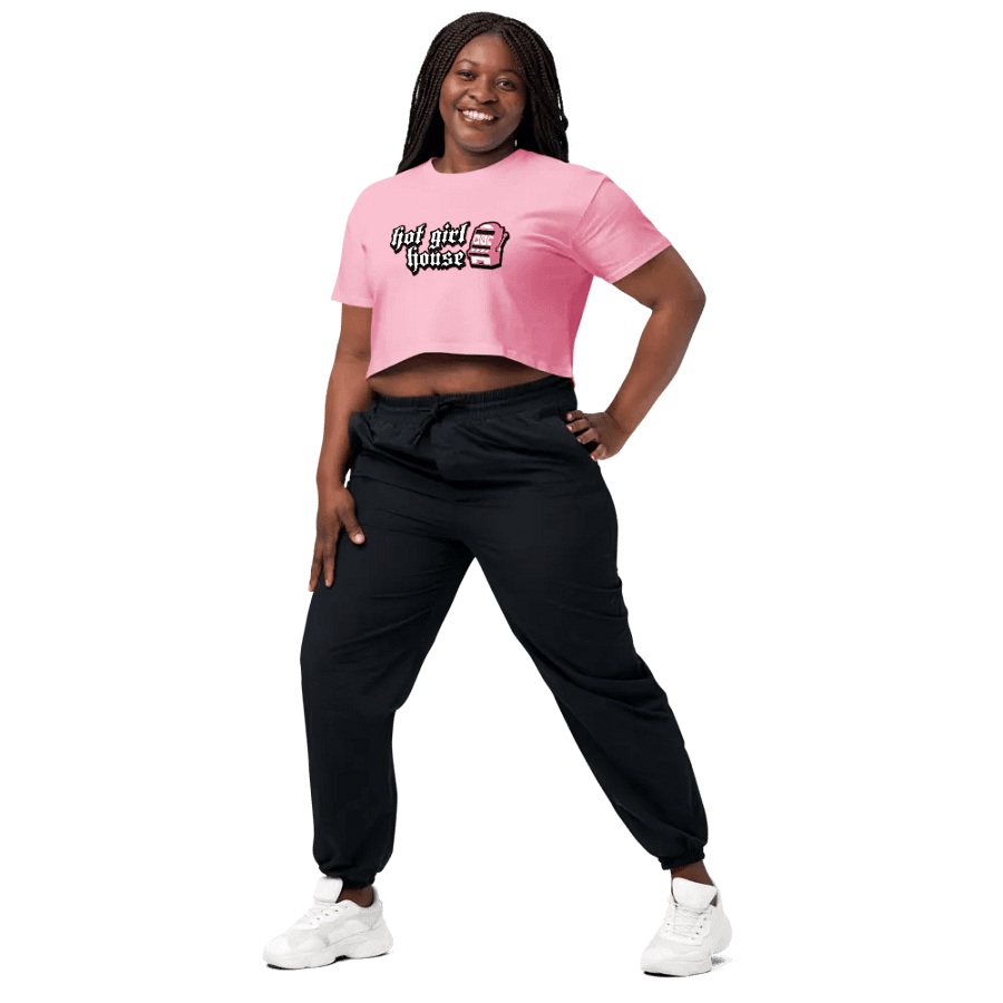 Pink Hot Girl House Slot Machine Crop Top product image (3)