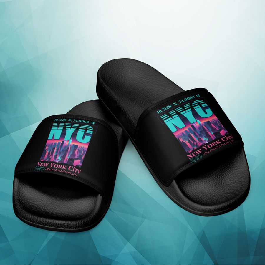 NYC New York City Graphic Women's Slides product image (4)