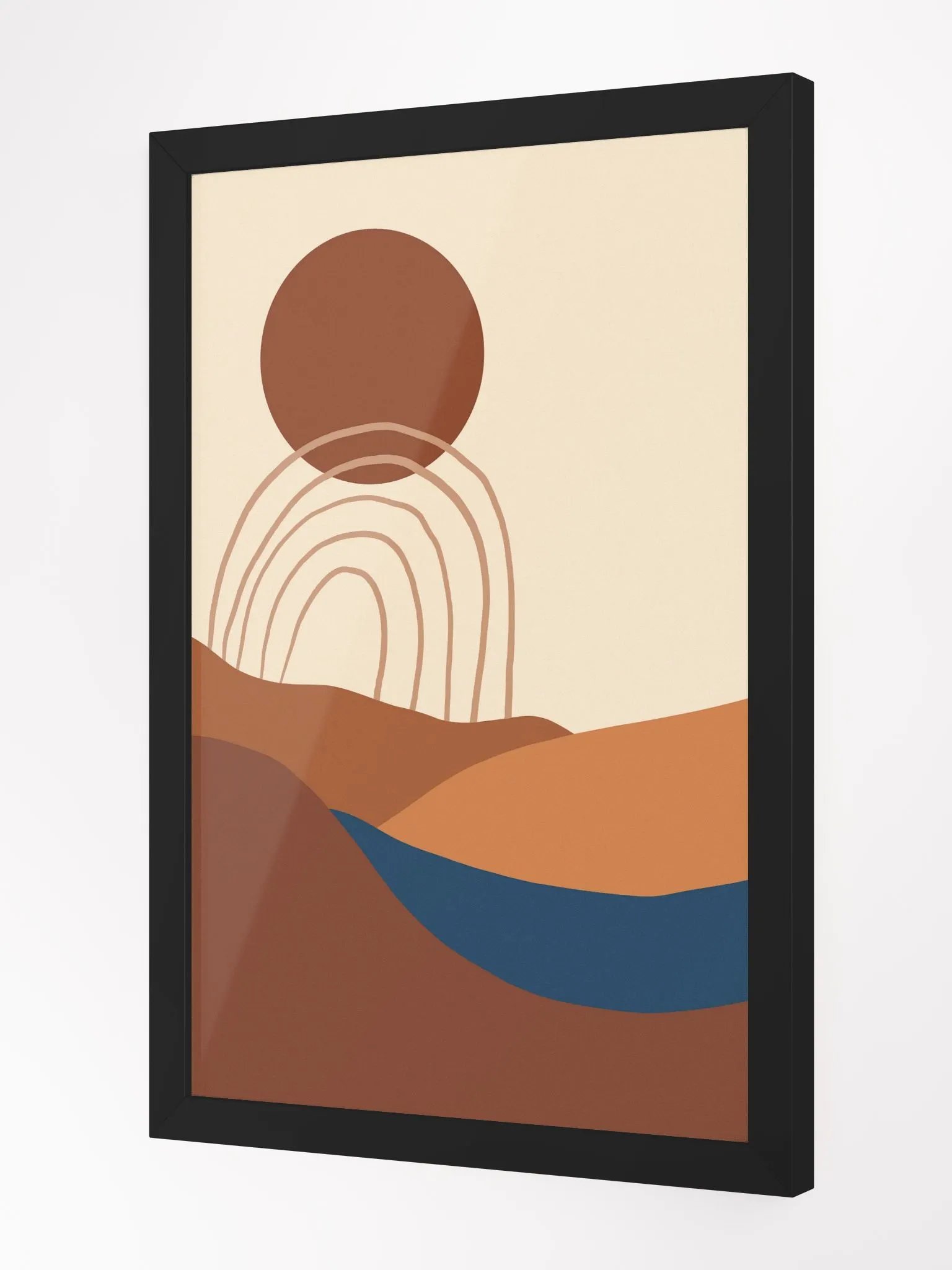 Earthy Aura Framed Poster product image (10)