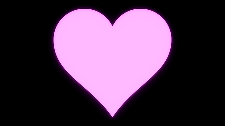 Commercial Use of Pink Growing Heart Short Loop Video product image (1)