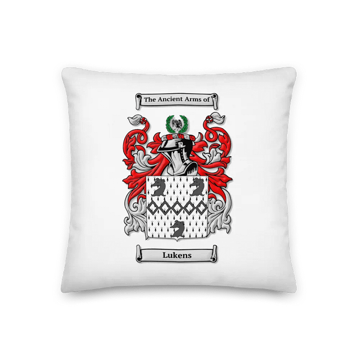 Lukens Family Crest - Pillow product image (1)