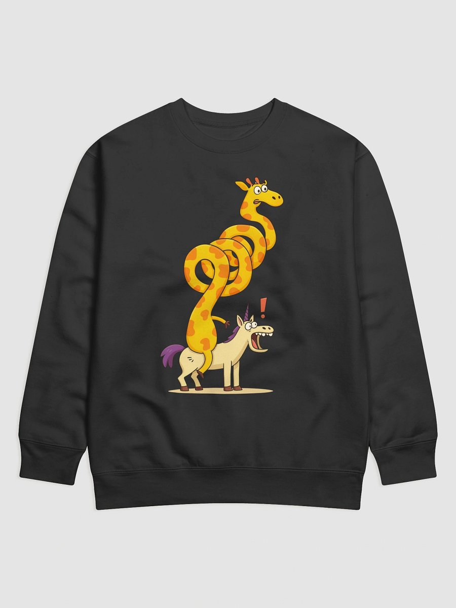 Giraffe on Unicorn Crew Neck product image (1)