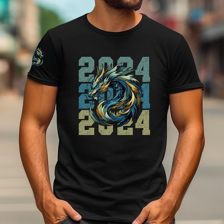 dragon year 2024, Chinese new year unisex t-shirt product image (1)