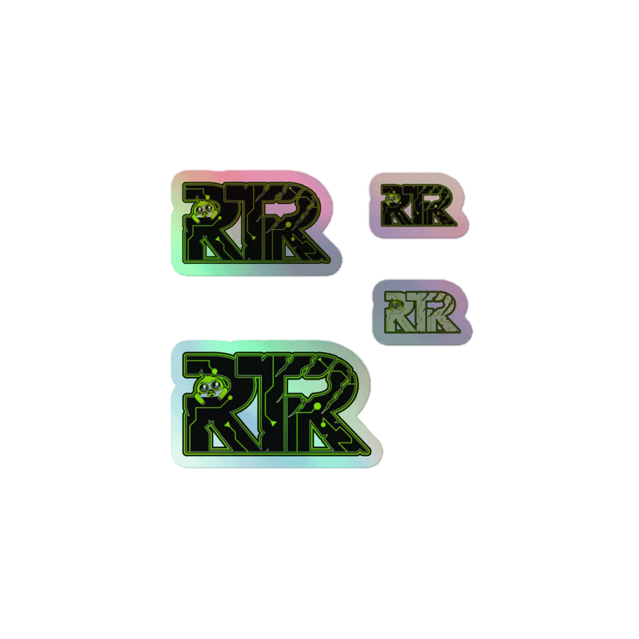 RTR Neon Holographic Sticker Pack product image (1)