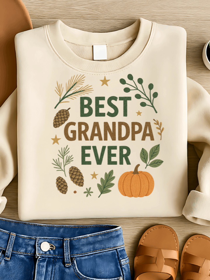 Best Grandpa Ever Sublimation PNG – Heartfelt Grandpa Quote Design for T-Shirts – Warm & Loving Style – 300 DPI Instant Digital Download product image (1)