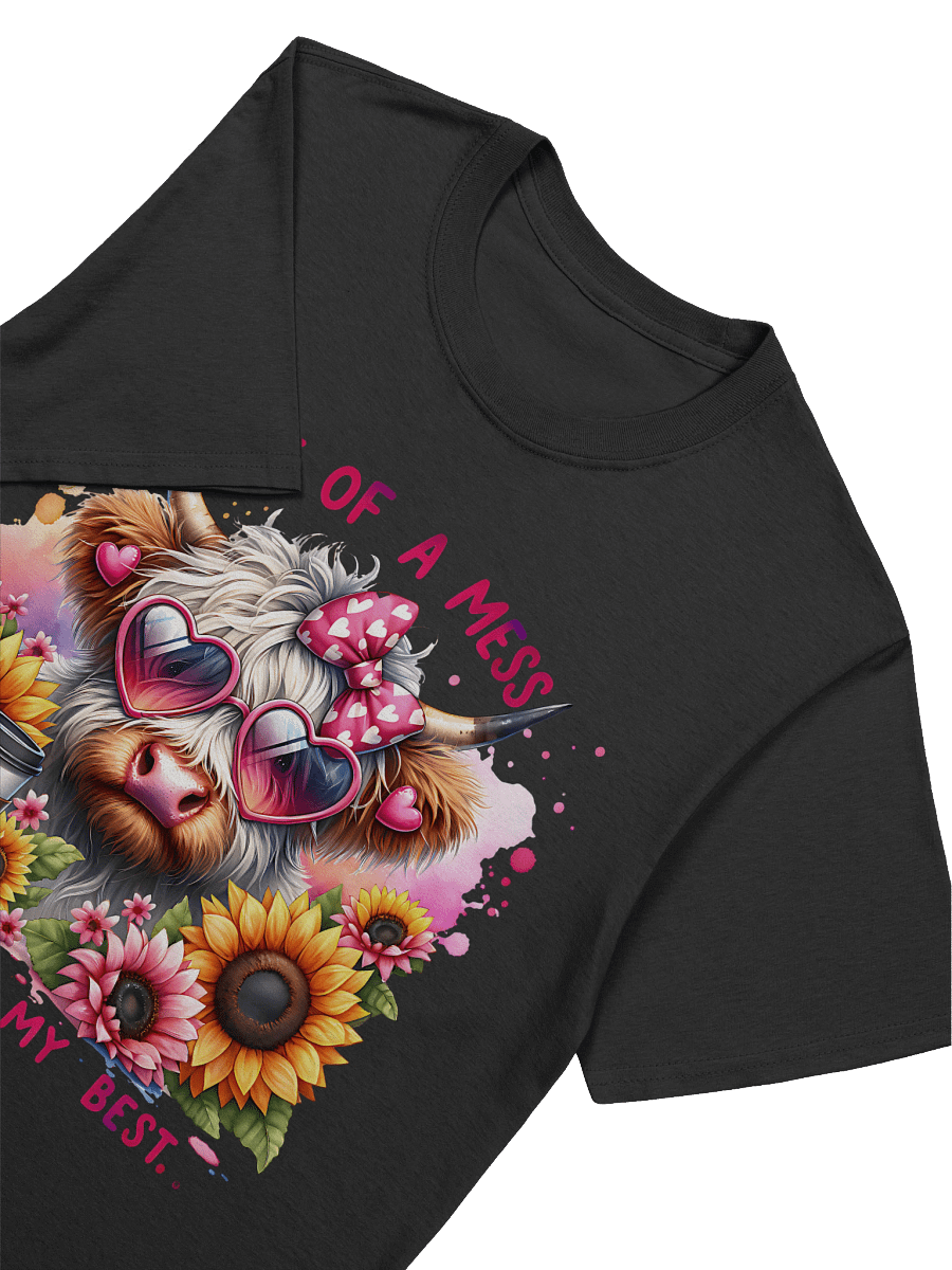 The "Messy & Motivated" Cow Shirt product image (15)