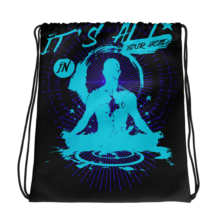 Mindful Meditations Drawstring Bag product image (1)