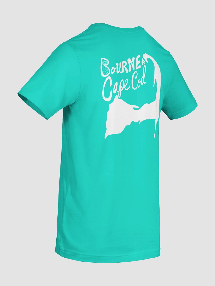 Women's | BOURNE to Cape Cod™ | Supersoft T-Shirt by Bella+Canvas | White Logo on Bright Colors product image (73)