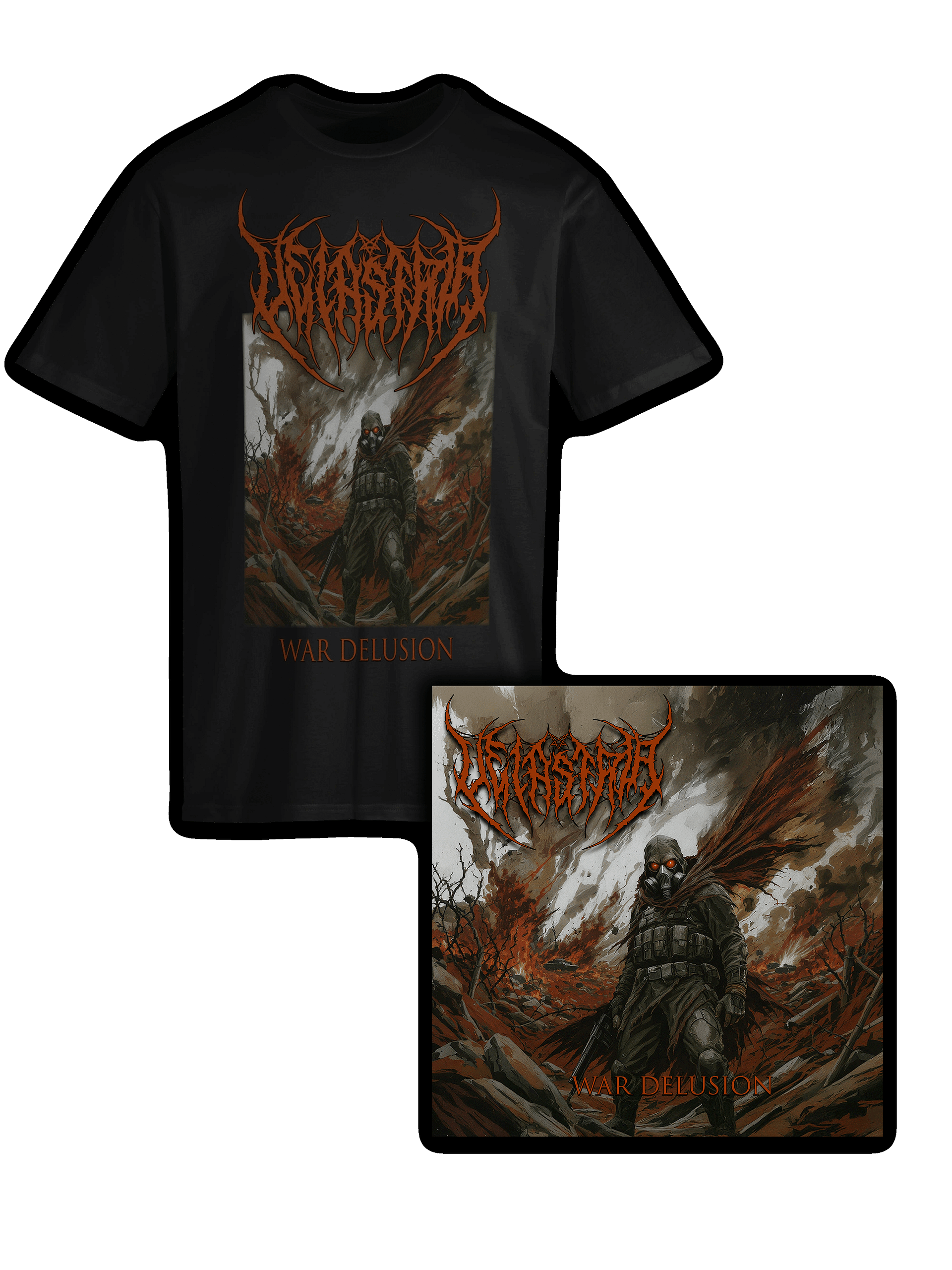 War Delusion Shirt + Digital Album Bundle product image (1)
