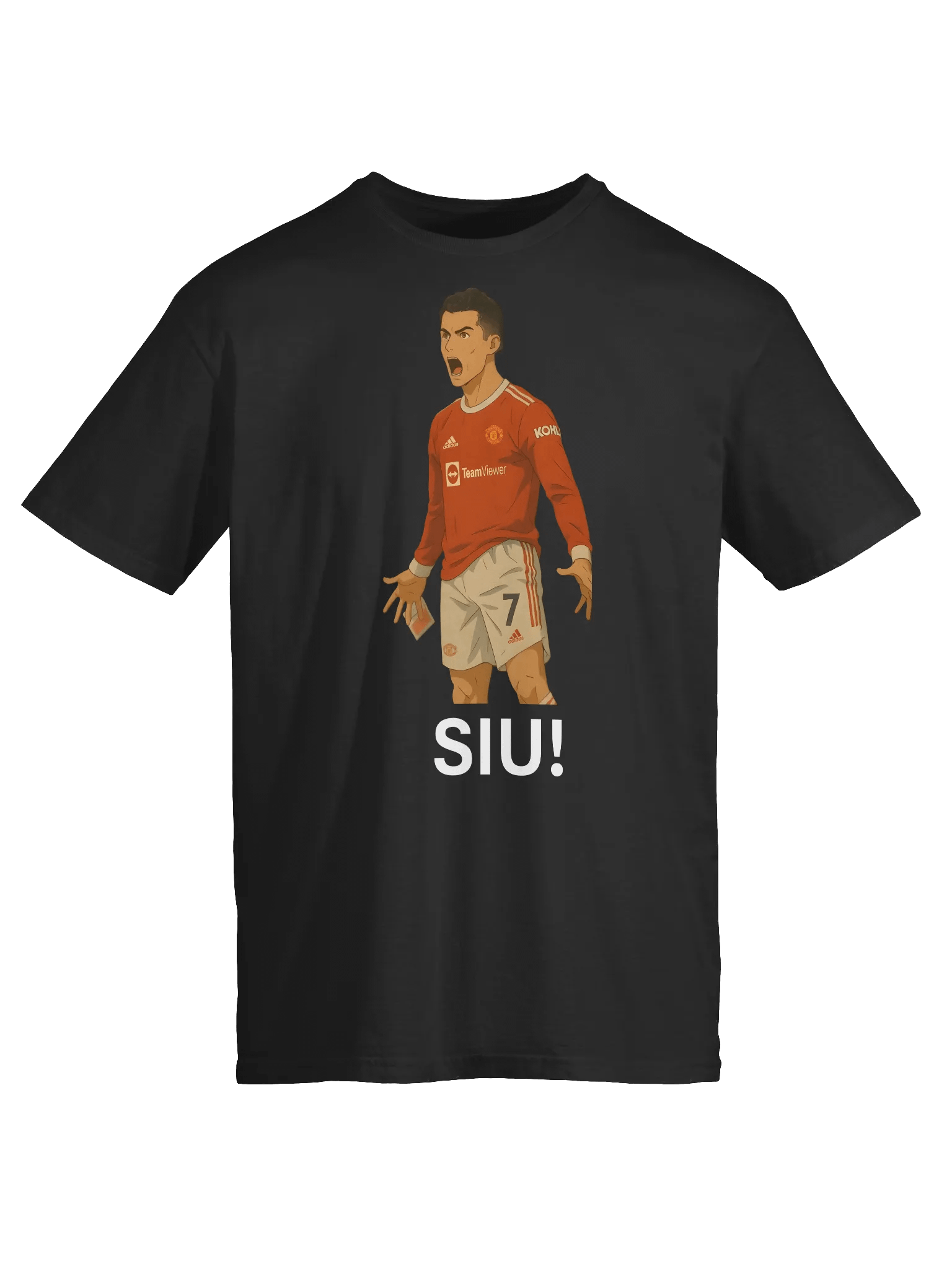 T-Shirt - Cristiano Ronaldo (SIU writing) - Iconic Moment - Manchester United (Various Colours) product image (1)