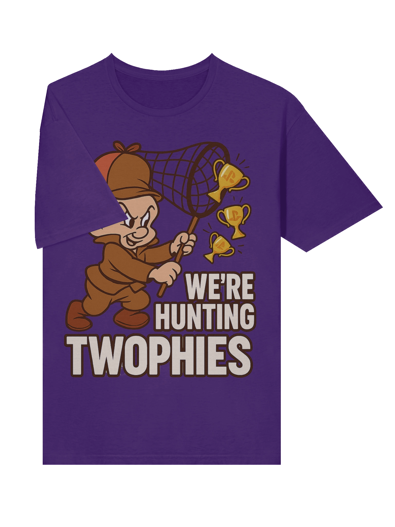 We’re Hunting Twophies – Funny Gamer Trophy Hunter T-Shirt product image (5)