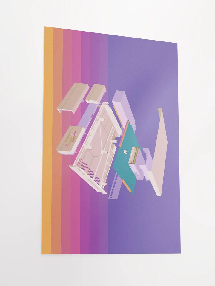 Amiga 1000 Exploded Poster product image (4)