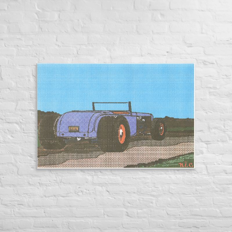 Hotrod (circa mid-1980's) (48" x 32") product image (4)
