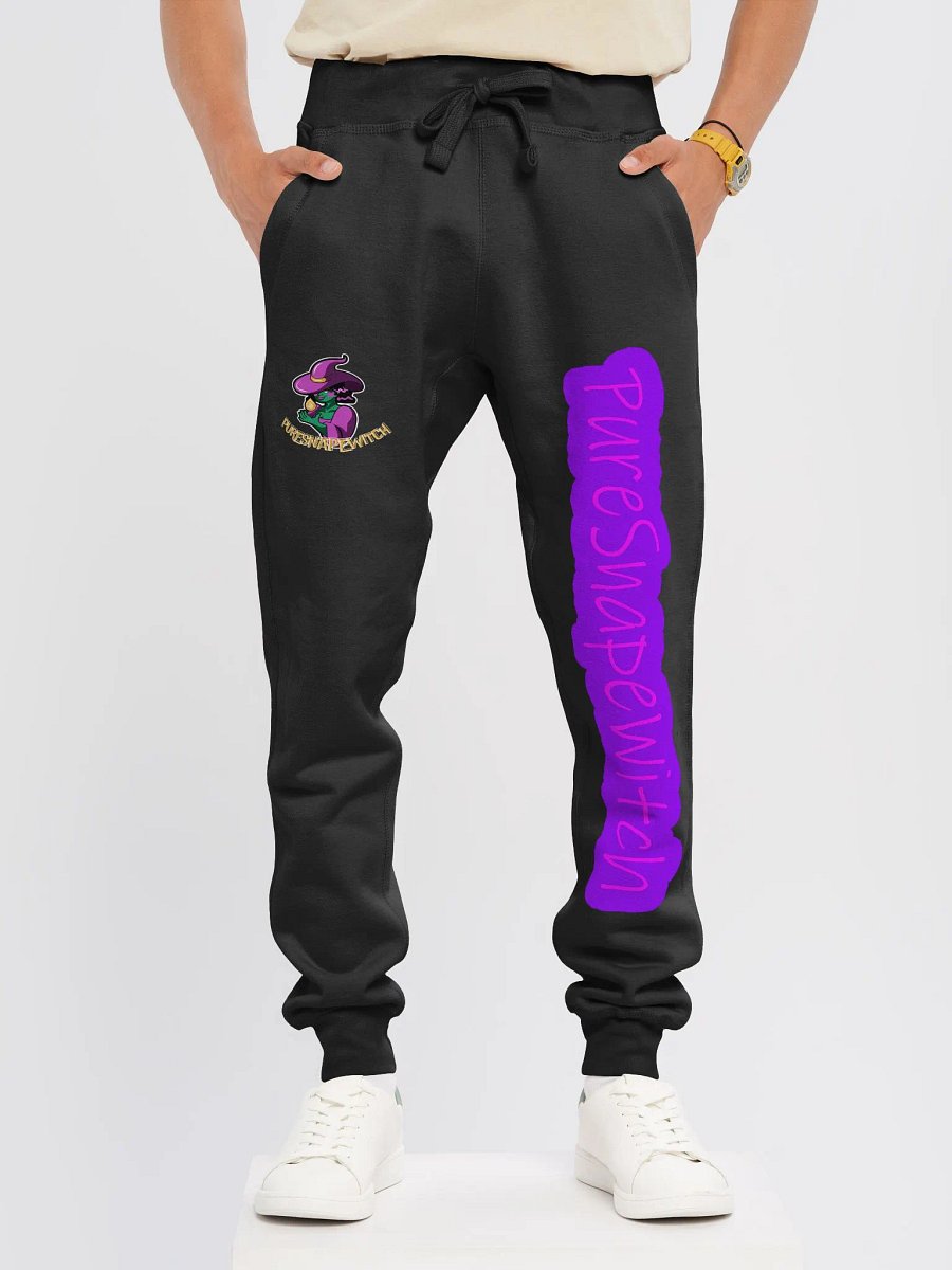PureSnapeWitch Vertical Text Fleece Joggers product image (14)