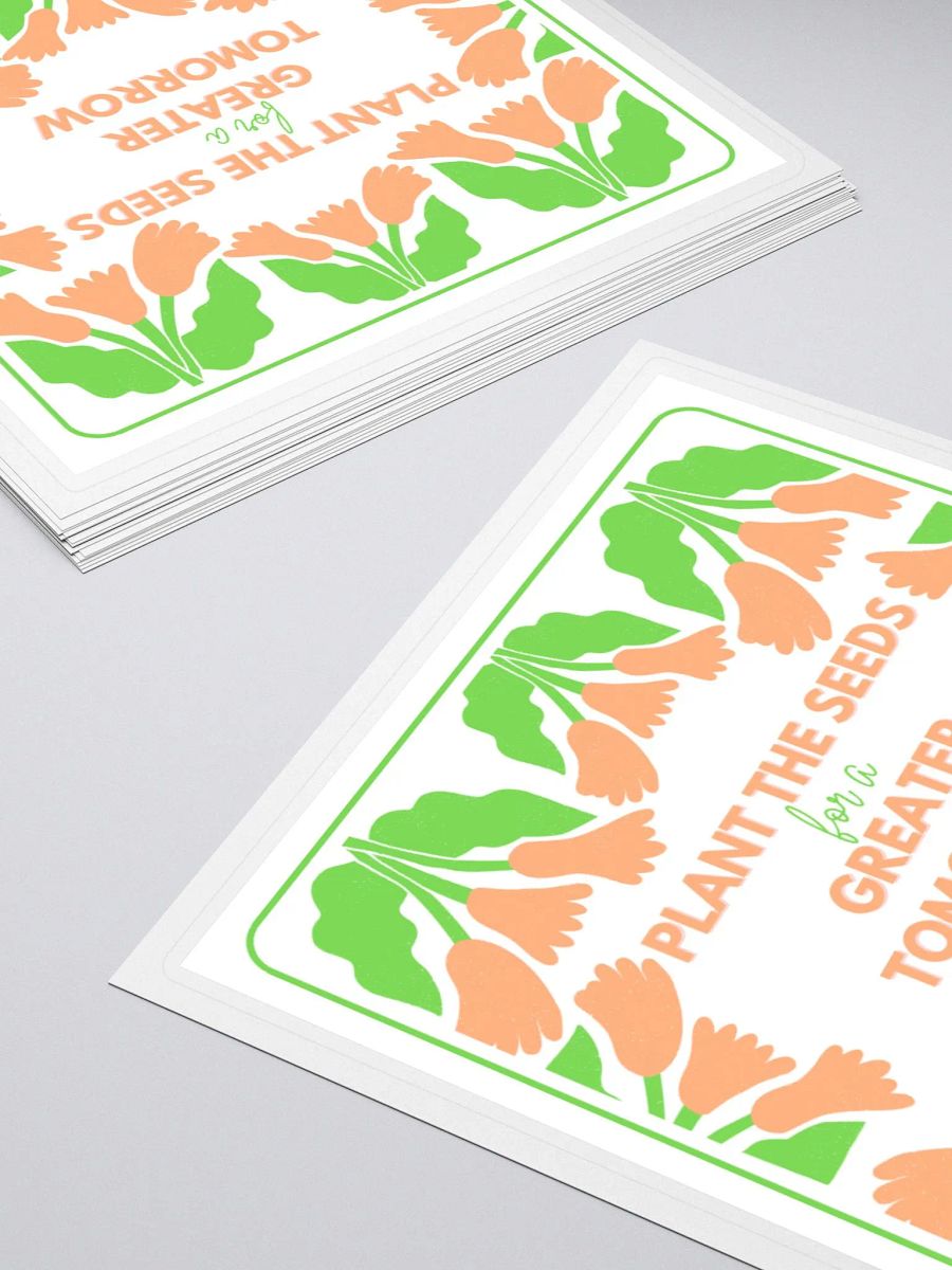 Seeds of Tomorrow Kiss Cut Stickers product image (12)