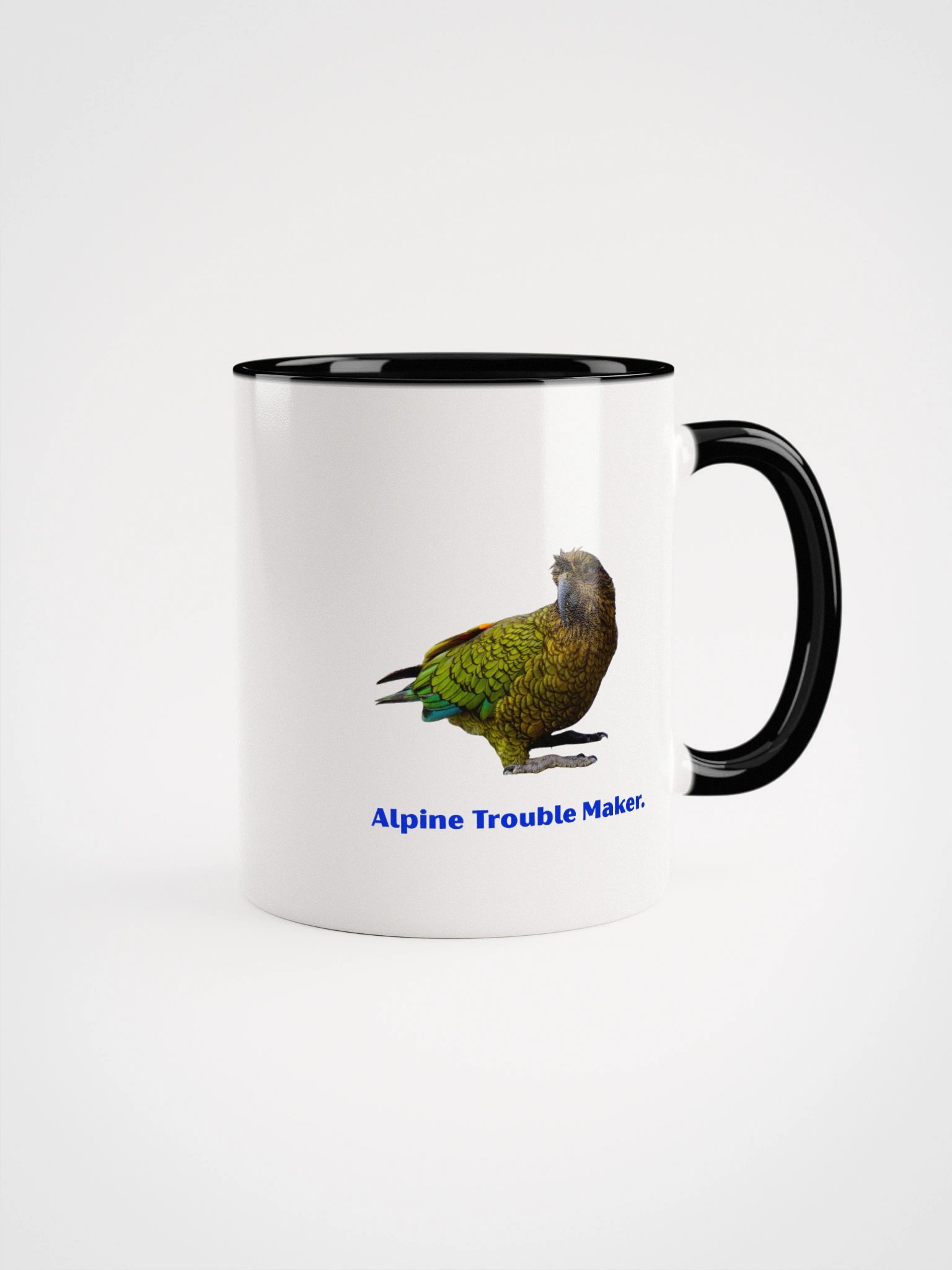 Kea Mug – Cheeky Alpine Parrot product image (1)