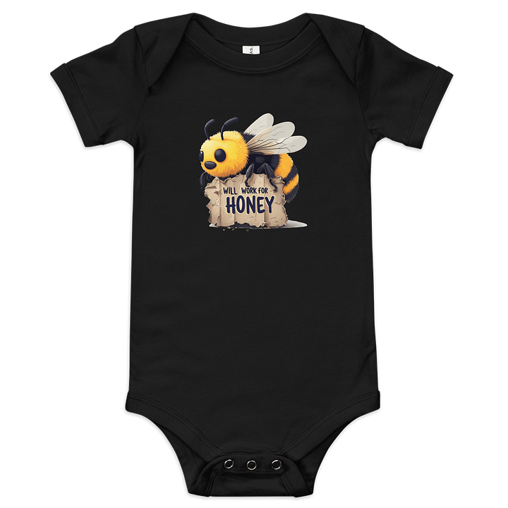 Will Work For Honey Short Sleeve One Piece product image (3)