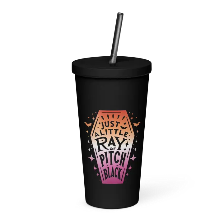 Little Ray Lesbian Flag Insulated Tumbler product image (1)