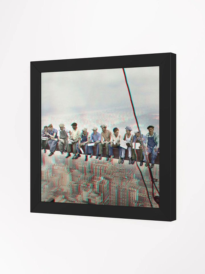 Anaglyph 3D Photo - Lunch atop Skyscraper in Color. New York 1932 product image (8)