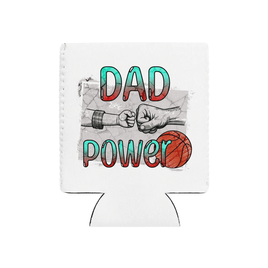 Dad Power Basketball Can Cooler - Slam Dunk Edition product image (1)