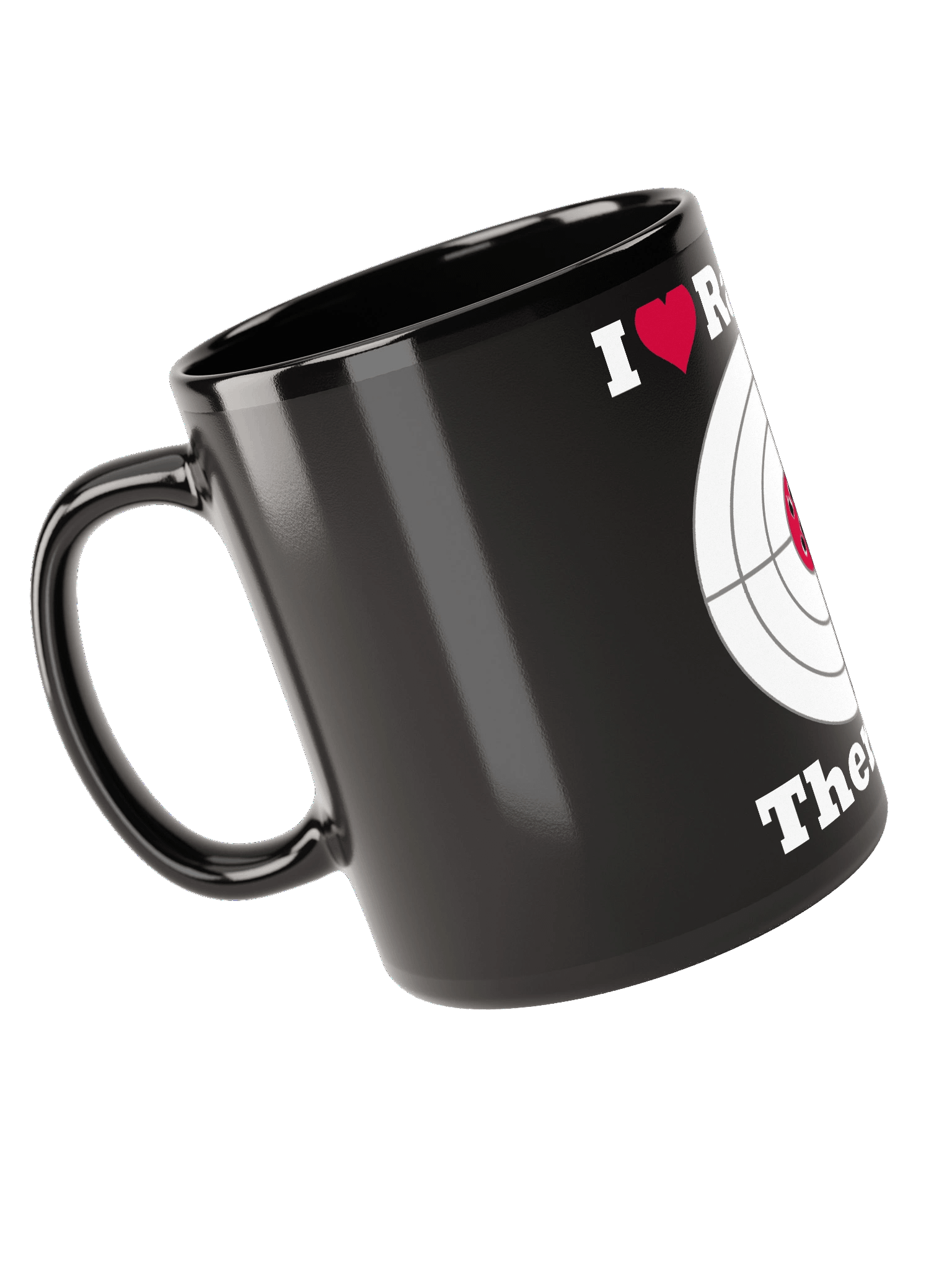 I LOVE Range Therapy Black Glossy Mug product image (2)