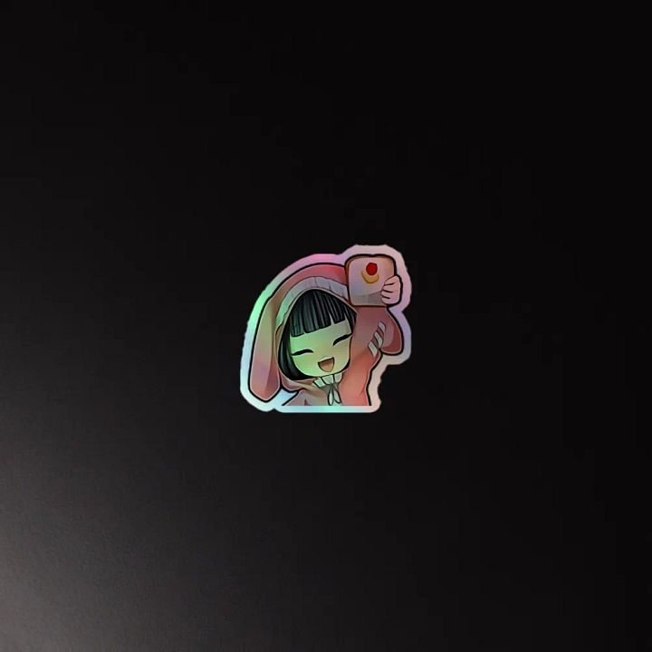 Bunny Feng Toast Sticker (Holographic) product image (2)
