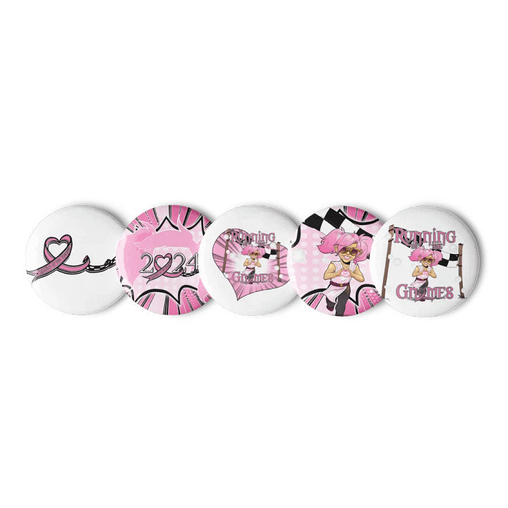 Running of the Gnomes 2024 Logo- by Mischi - Pin Set product image (3)
