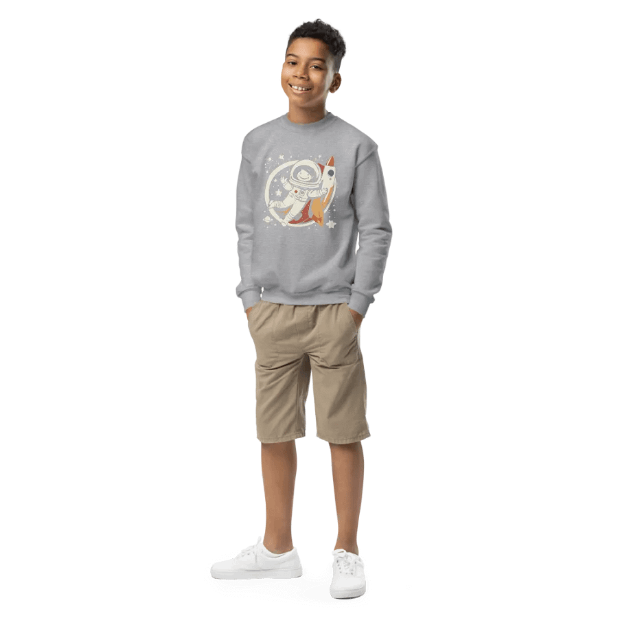 Cosmic Explorer Youth Sweatshirt product image (1)