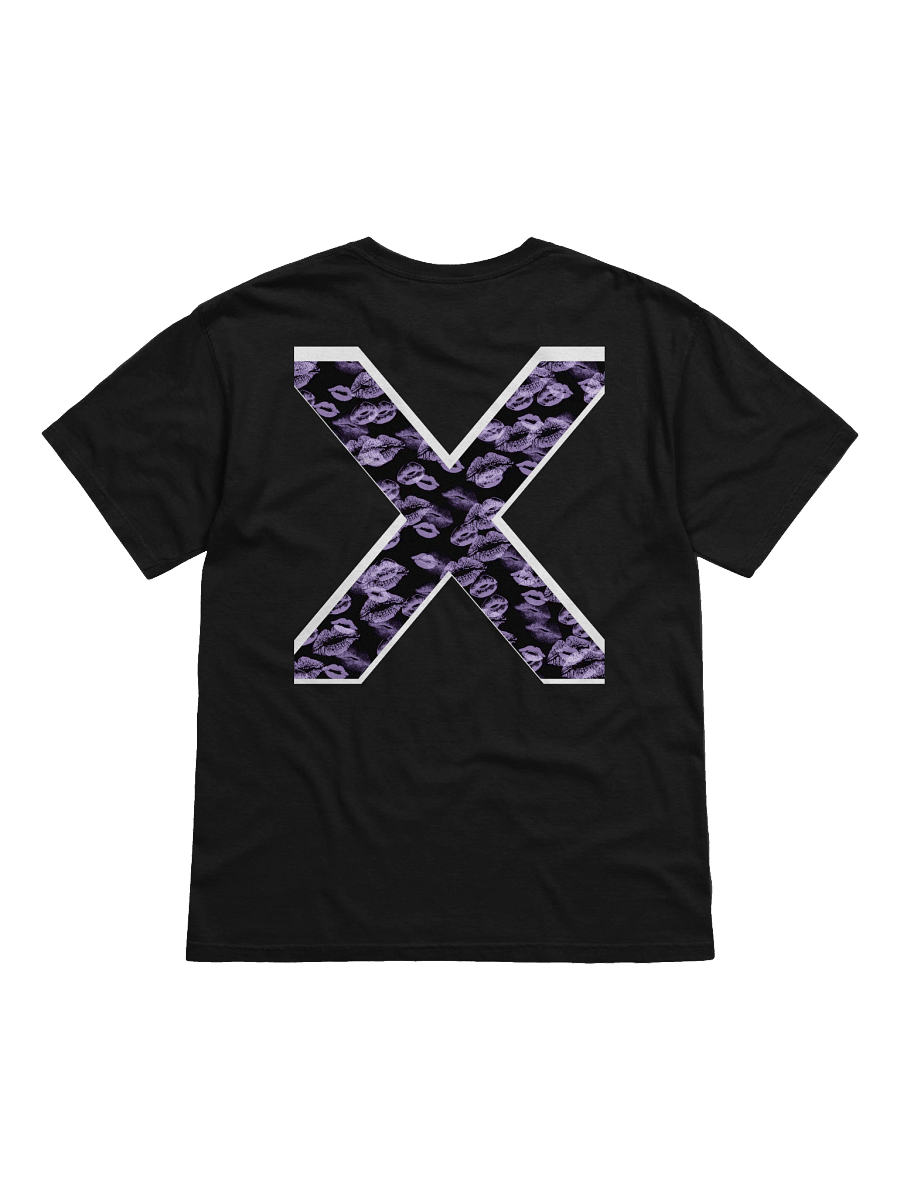 Black X Light Blue Lipstick Kisses | Shirt product image (1)