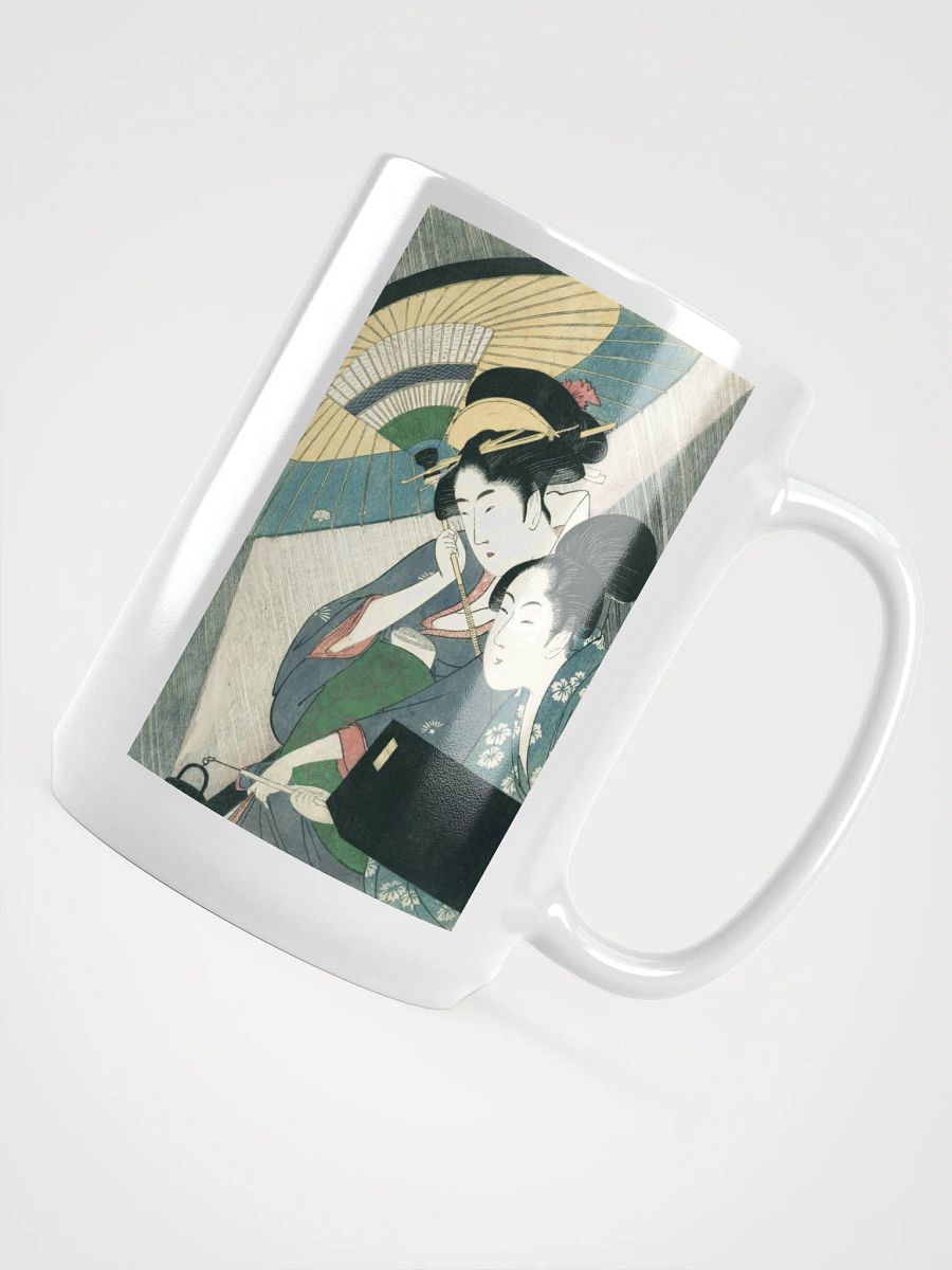 Two Japanese women with an umbrella Mug product image (4)