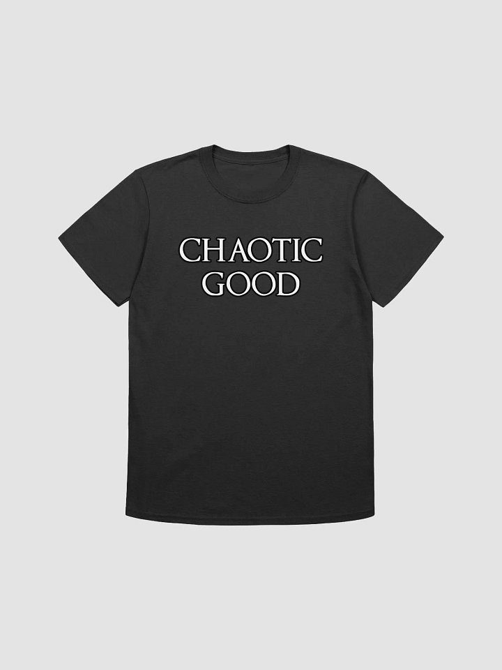 T-shirt - 'Chaotic Good' white font product image (5)