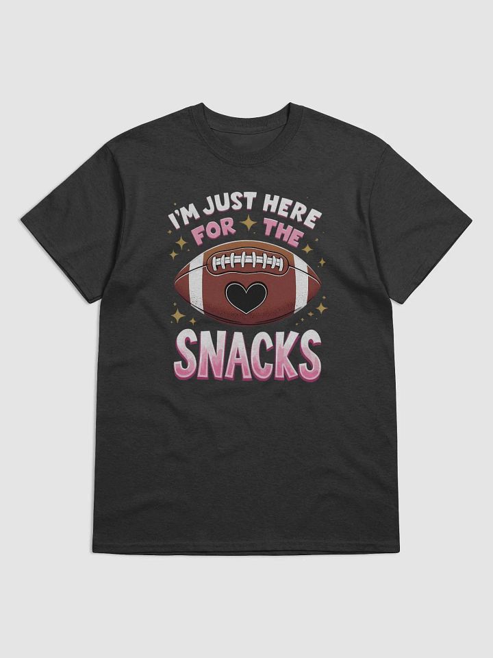 I'm Just Here for the Snacks" Funny Football T-Shirt product image (1)
