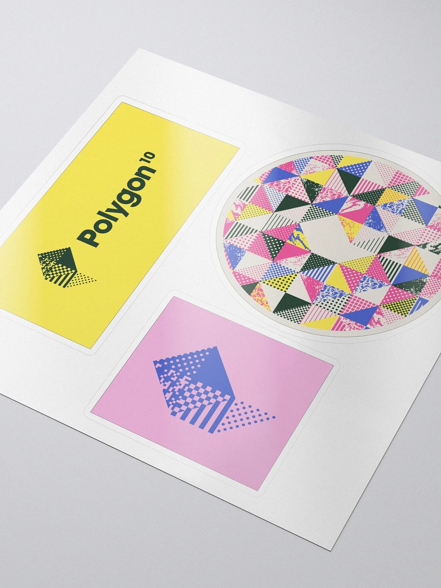 Polygon Fan Club Sticker Sheet product image (3)