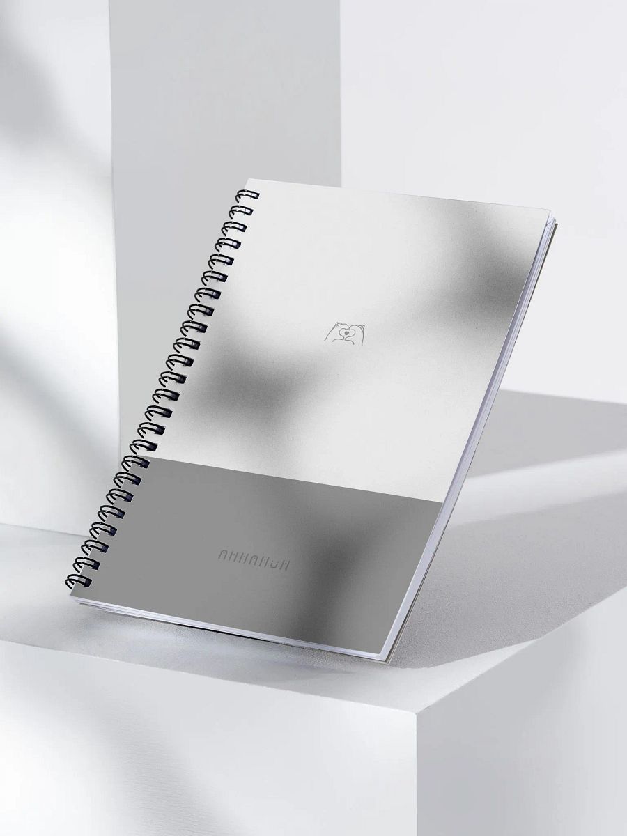 Heart Inside. Grey Only. Spiral Notebook product image (3)