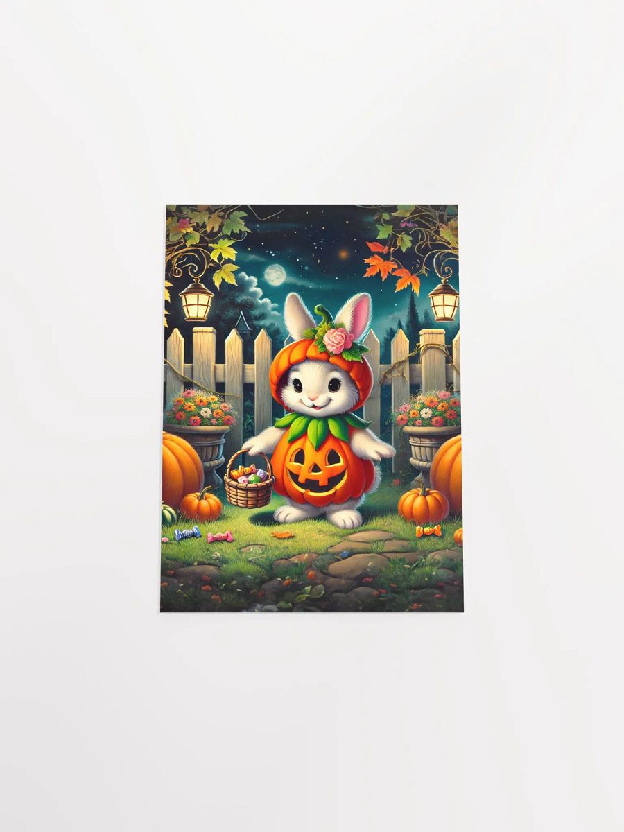 Bunny Rabbit Pumpkin Patch Premium Matte Poster product image (35)